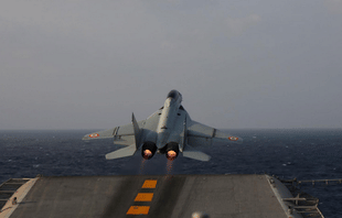 Indian Navy’s MiG-29K. (Indian Navy/Twitter)